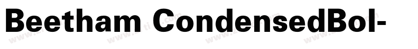 Beetham CondensedBol字体转换